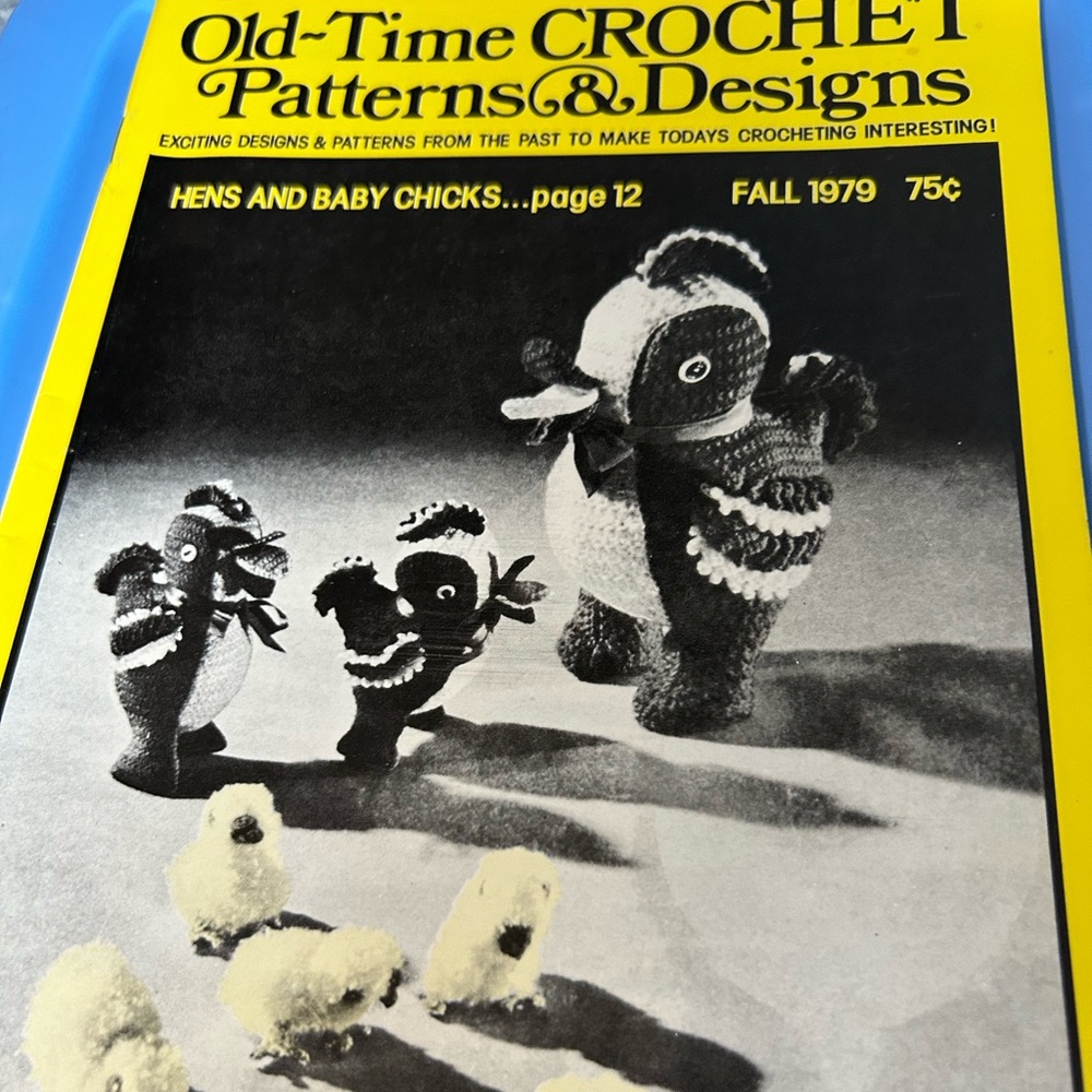 Vintage Old-Time Crochet Patterns & Designs Magazine ~ Fall 1979